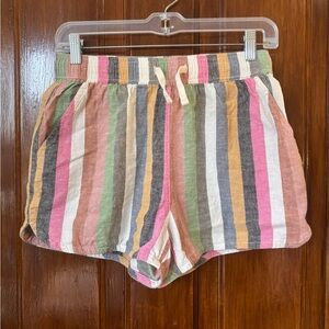 Marine Layer Candy Stripe Hemp Blend Shorts